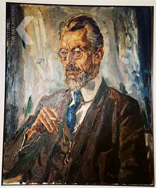 Portret in olieverf.
              <br/>
              Jan Sluijters, 1926-10-01